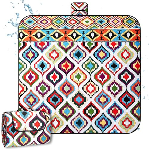 Forbabe 200x200cm Picknickdecke Wasserdicht 210D Oxford Picknickbedarf