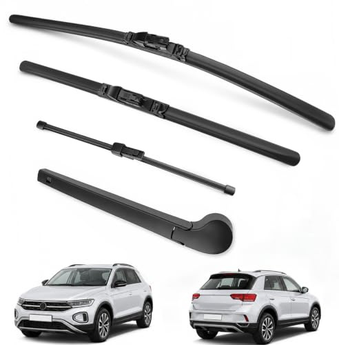 Juego de Limpiaparabrisa Delantero y Trasero con VW T-Roc A11 2017-2022