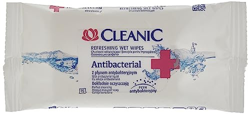 Cleanic Chusteczki odĹwieĹzajÄce Antibacterial 1 op. - 15 szt.