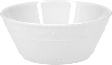 KPM Berlin KURLAND Müslischale, Porzellanschale, Bowl Schüssel Porzellan, 0,45l, handmade, weiß in Geschenkkarton (1)