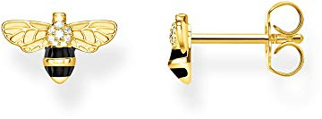 Thomas Sabo Ohrstecker Kugel mit Kreuz 925 Sterling Silber H2064