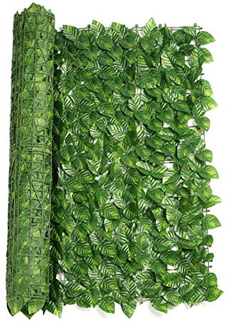 Hiedra Artificial, Plantas Artificiales Decorativas, Jardines Verticales Enredaderas Plastico Guirnalda Hojas VerPlanta, Cribado para Interior Exterior Boda Pared Jardín Valla Oficina