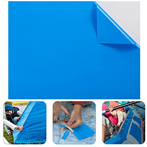 Syhood Vinyl-Pool-Reparaturflicken für Vinyl-Schwimmbäder, 124 x 86 cm