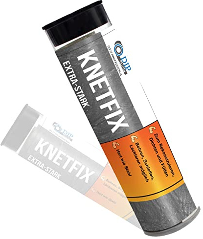DIP-Tools Wasserdichte 2k Epoxidharz Knete - Epoxidharz mit Härter - 2 Komponenten Kleber - 2k Kleber - Powerknete, Reparaturknete (5x56g)