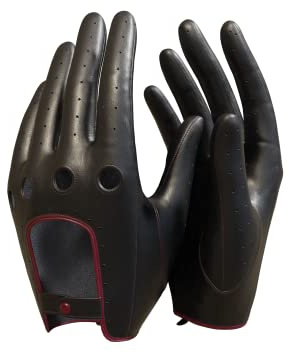 MGGMOKAY Damen Leder Autohandschuhe Lederhandschuhe Ungefüttert