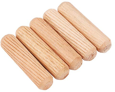 100 Stück/Set Holzdübelstifte M10 Holzdübel, Kreuzmaserung, DIY-Holzstifte für Möbel M10 X 40 Mm