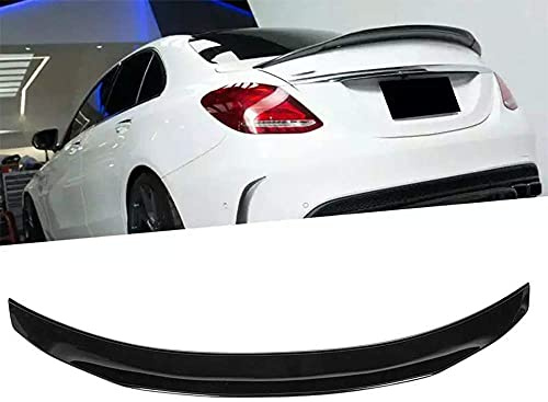 ZYAURA Auto Heckspoiler für Mercedes-Benz C-Klasse W205 2015-2020 ABS Dachspoiler Heckflügel Flügel Lippe Schwanz Spoiler Flügel Kofferraumspoiler Hinterer Spolierflügel