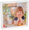 Sezanrpt Clear Booth - Cornice portafoto quadrata in plexiglass, 13 x 13 cm, 10 x 10 cm, 7,5 x 7,5 cm