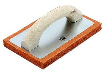 Briconess.com Frattazzo con spugna in gomma manico legno per intonaco Art 820 Ancora