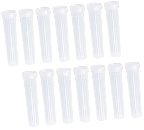 BESPORTBLE 20 Pezzi Tubo Di Ortensia Fiala Di Composizioni Floreali Forniture Per Fioristi Tubi Dell'acqua Dello Stelo Del Fiore Fiale Di Acqua Di Fiori Floreale Girasole Plastica Nutrizione