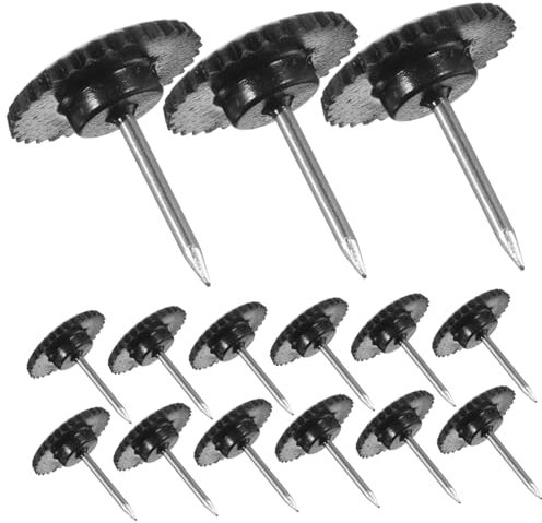 100st Reißzwecke Aus Transparentem Kunststoff Für Das Büro Süße Reißnägel Pinnwand-pinnnadeln Schwarze Reißnägel Pinnnadeln Für Die Wand Pinnwand-reißnägel Pin-Clips Schmücken Eben