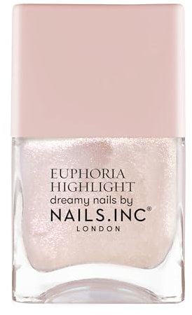 Nails Inc - MAGIC DOES EXIST EUPHORIA Highlight Nagellack - Schimmernder Pink-Ton - Irideszentes, perlmuttartiges Finish - Vegan, Langanhaltend & Cruelty Free - Perfekte Maniküre, trendige Nail Art