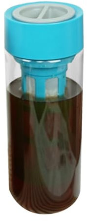 Cafetera helada - Infusor de frío de vidrio extraíble resistente al calor,Cafetera helada portátil para el hogar, café, lavavajillas Cold Brew Pitcher