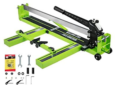 Cortador de azulejos Manual, cortador de suelo de posicionamiento infrarrojo, cuchillo de empuje, herramienta de mano profesional for cortar porcelana y cerámica(35 inch (900mm))