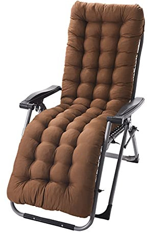 CEHJZQRPL Sonnenliege-Stuhlkissen, Lounge-Chaise-Kissen, Garten-Liegestuhl-Kissen, dick gepolsterter Bett-Liegestuhl-Relaxer-Stuhl-Sitzbezug for Garten im Freien/Innenraum/Sofa/Tatami/Autositz/Bank(Br