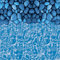 VEVOR Ovale Poolfolie, 732x366x147cm, Innenfolie, Ersatzfolie, Innenhülle, Schwimmbadfolie, Überlapp-Vinylfolie in Standardgröße, verschleißfest, für Aufstellpools mit 137 cm hohen Wänden
