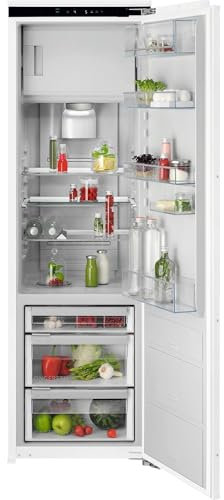 AEG Einbaukühlschrank Serie 9000 LongFresh 0° C Zone, 1780 mm, Touch, 4-Sterne-Gefrierfach, 252 L, Null-Grad-Schublade, Festtür, E, Inverter Kompressor, Schnellkühlen-Funktion, TF9ZS181EC