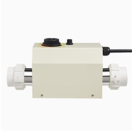 AIRYSSFU Pool Heaters, 1kw/2kw/3kw Swimming Pool Heater Bathtub Heater Thermostat Small Adjustable Temperature Home Thermostat Outdoor SPA(2KW)