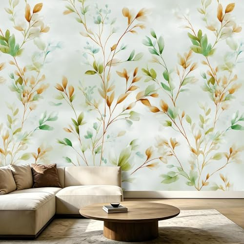 Carta da parati fotografica ad acquerello, effetto 3D, XXL, 300 x 210 cm, in tessuto non tessuto, decorazione da parete per camera da letto, bagno, studio