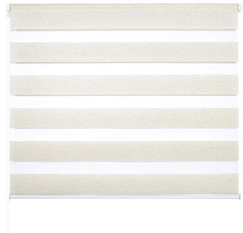 Laneetal Tenda a Rullo Doppia Tende Avvolgibili Oscuranti Termica Protezione per Finestre, Giorno e Notte, Senza Fori, 90 x 150 cm Faggio 0980044