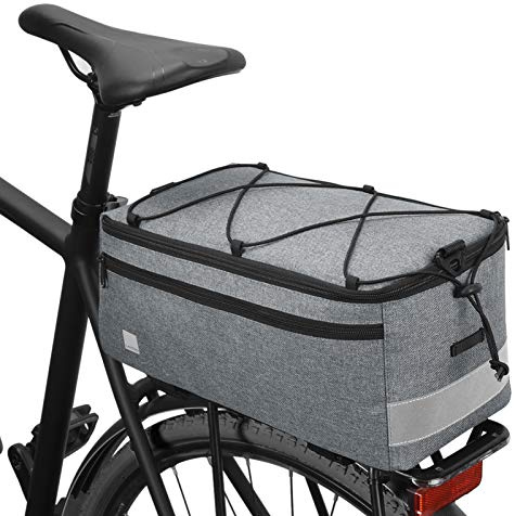 LIXADA Sac Isotherme Multifonction pour Coffre de vélo - Sac de Rangement pour Porte-Bagages