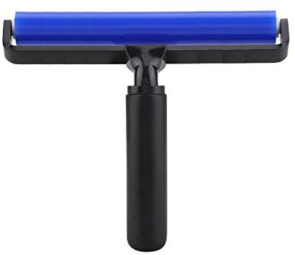 Rullo Antistatico in Silicone per Rimozione Polvere, 20.3 cm, Strumento di Pulizia Manuale per Vestiti, Tappeti, Mobili, di Animali