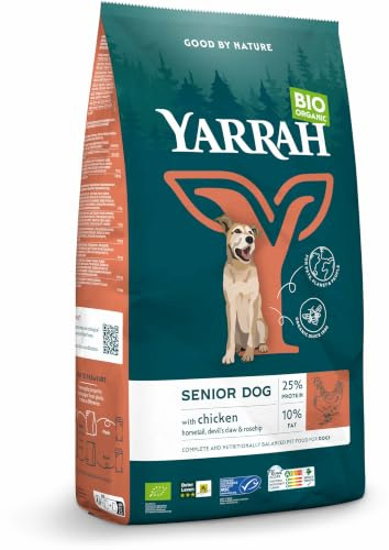 Yarrah Bio Hund Trockenfutter Senior Huhn 4 x 2000 g