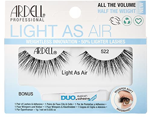 ARDELL Light As Air 522, plus a Bonus DUO Adhesive, 1g Clear