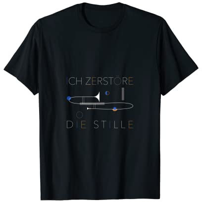Herren Posaune Blasmusik Blasorchester Jazz Musiker T-Shirt