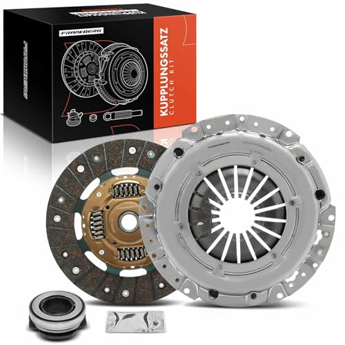 Frankberg Kupplungssatz mit Ausrücklager 02A141165G | Kompatibel mit Altea XL 5P5 5P8, C.a.d.d.y III Kasten 2KA 2KH 2CA 2CH, Golf VI Cabriolet 517, Golf Plus 521 5M1