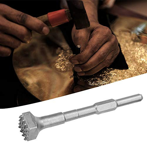 Fafeicy Scalpello per Martello Rotante in Lega per Demolizione Elettrica Scalpello per Martello Rotante per Martello Demolitore Elettrico per la Riparazione di Ponti per Lucidatura di