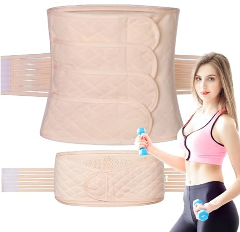 yybng Postpartum Bukbälte, Postpartum midjetrimmer | Justerbara elastiska magbandslindningar efter förlossningen Stöd för återhämtning,Magen postnatal stödgördel för kvinnor och moderskap