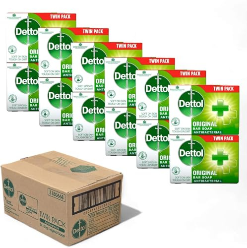 buut b Anti-Bacterial Original Soap 12 PCS PACK, big Family Pack,