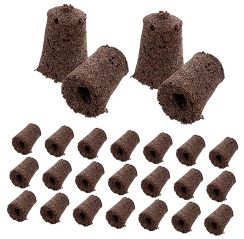 ibasenice 30piezas Semilleros De Turba De Unidades para Hidropónico Accesorios De Jardinería