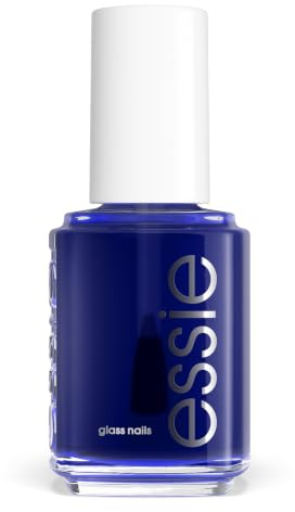 essie - Original Glass Nails Collection – 0 Blue Light – Glänsande nagellack – gelnagellack utan UV-lampa – 13,5 ml