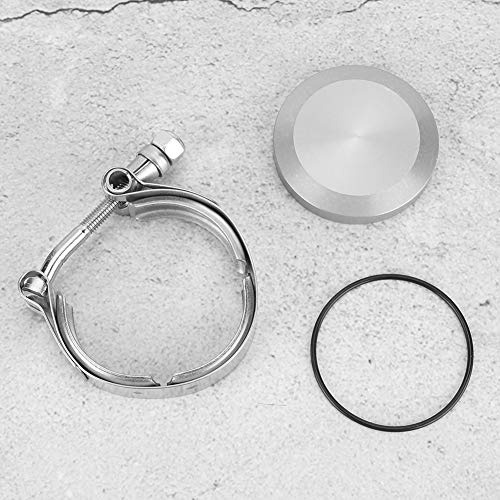 Tbest Morsetto di Chiusura Universale per Tappo Flangiato con Tappo a Piastra da 2 Pollici, Morsetto di Chiusura in Alluminio di Alta qualità, Adatto per Porte Saldate