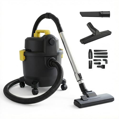 Spector Vacuum Cleaner, 15L Large Capacity, 200AW Powerful Suction, HEPA 13 Filtration, 1000W, Low Noise, Multi-Surface Vacuum for Home, Garage, Car & Workshop