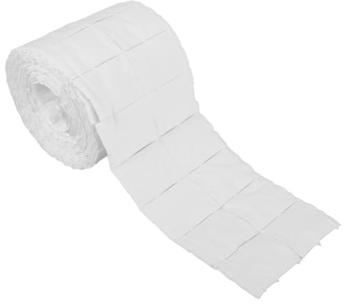 VILLCASE Nagellackentferner 1 Rolle mit 300 Stück Pads aus Fusselfreier Baumwolle für Schnelles und Sauberes Entfernen von Nagellack für Gelnägel und Acrylnägel