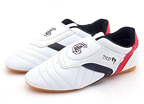 Taekwondo Skor, Lätta Skor Boxning Kung Fu TaiChi Kampsport Sneaker För Taekwondo, Boxning, Kung Fu Och Taichi (Color : White, Size : 28 EU)