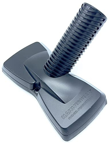 Buff Brite Fur-EEL Hammerhead Cat & Dog Hair Remover | Pet Fur Remover Vacuum Attachment | Perfect Sand, Lint, and Pet Hair Remover for Car, Stairs, & Couches | Works with Almost All Vacuum Brands