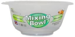 K5 Mixing Bowls Pack of 5 | Size15cm Clear Round Plastic Bowl for Baking Cooking ect