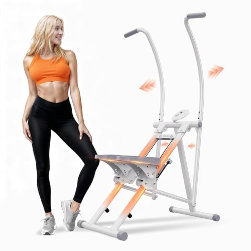 Niceday Stair Stepper with Moving Arms, 3-Level Incline Climbing Machine, Compact Cross Trainer for Full-Body Cardio, Glute Sculpting & Calorie Burning
