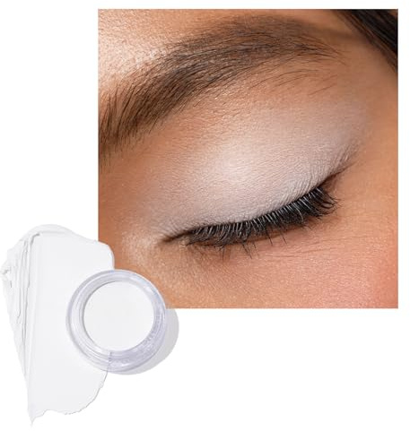 Oulac Matte Eye Shadow White | Eyeshadow Primer Fine Texture Up to 12 Hours+ Wear | Waterproof Mat Finish | Daily Eye Makeup | Vegan | Cream Color 06g Milk Cream