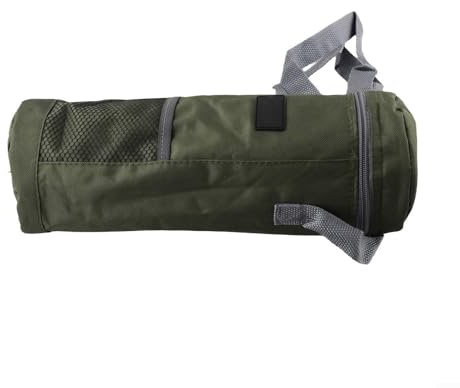 Oxford - Bolsa térmica térmica para botella de agua con correa para el hombro, cilindro térmico para bebidas de 1,5 a 2 L, camping, senderismo, picnic, playa, viajes (2 L, verde)