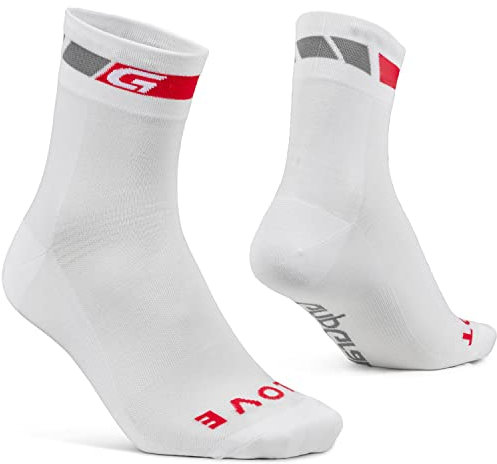 GripGrab Classic Regular Cut Set om 1 och 3 sommarcykelstrumpor racercykel mountainbike inomhus Cycling Cykelsport Strumpor, Vit – 1 par, 35-38 EU
