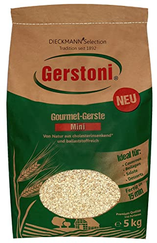 Gerstoni Gerste Couscous 5kg, mild-nussig, frei von Weizen, POWERFOOD aus regionalem Anbau mit Beta-Glucan