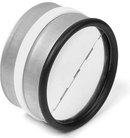 neverest® RKI 125 mm Válvula Antirretorno Reduce el Ruido y Evita el Aire Frío por Tubo de Ventilación