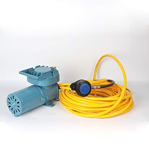 Win Outdoor Scuba Diving air Compressor Ultra Quiet Design Pure Breathing Air with 2-Stage Filter System, 32ft Hose & Respirator