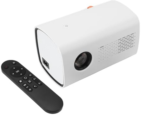 Projecteur de Cinéma Maison, Projecteur Portable Multifonctionnel Full HD 110-240V 1080P pour Interface USB (Prise UE)