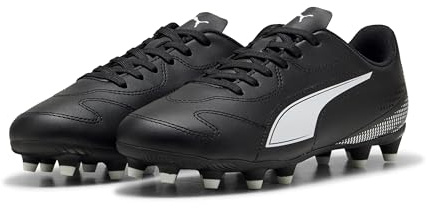 Puma Chaussures de Football Vitoria II FG/AG Jr Unisexes pour Enfants, Puma Noir Puma Blanc., 30 EU